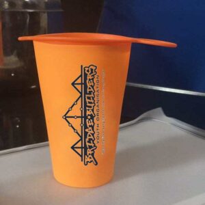 Collapsible, reuseable cup